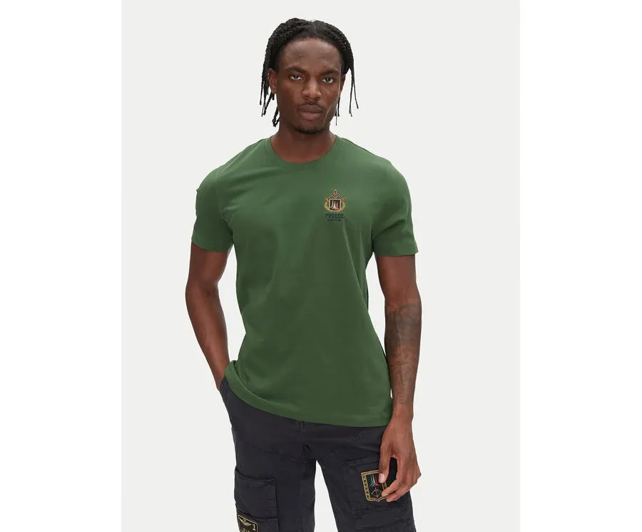 obrazek 1 Aeronautica Militare T-Shirt 251TS2391J592 Zielony Regular Fit