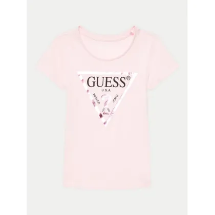 Zdjęcie Guess T-Shirt K73I56 K8HM0 Różowy Regular Fit