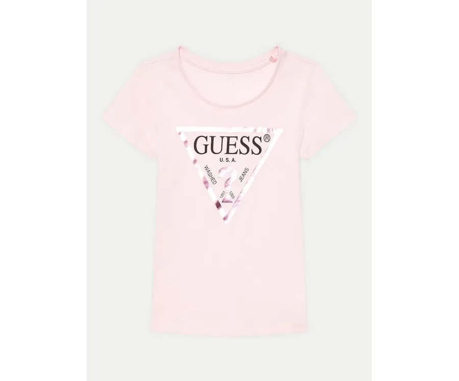 obrazek 1 Guess T-Shirt K73I56 K8HM0 Różowy Regular Fit