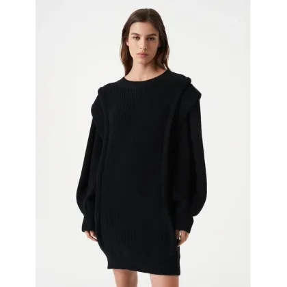 Zdjęcie IRO Sukienka dzianinowa Lorely AR641 Czarny Relaxed Fit