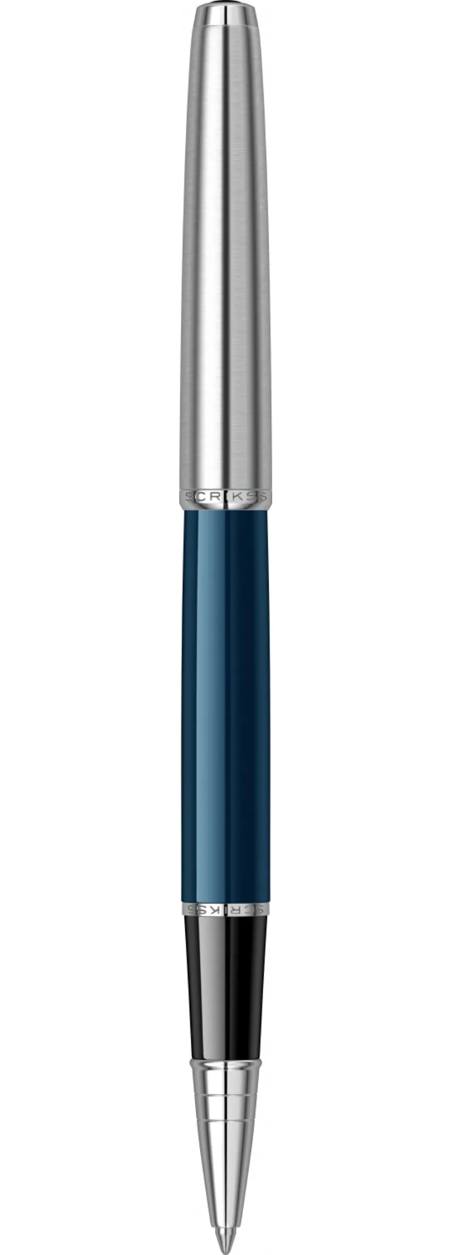 obrazek 4 Elegancki Rollerball Metropolis 78 z granatowym wykończeniem