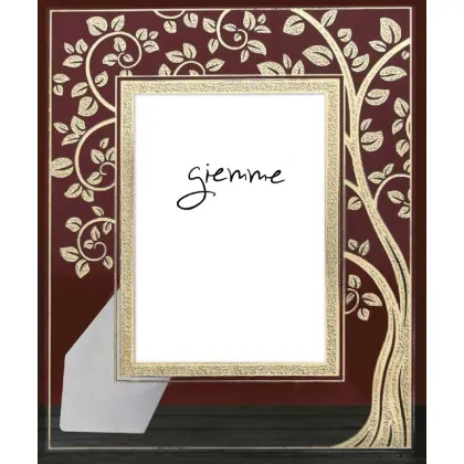 Picture Gold photo frame 6x9 cm decorated with a tree motif