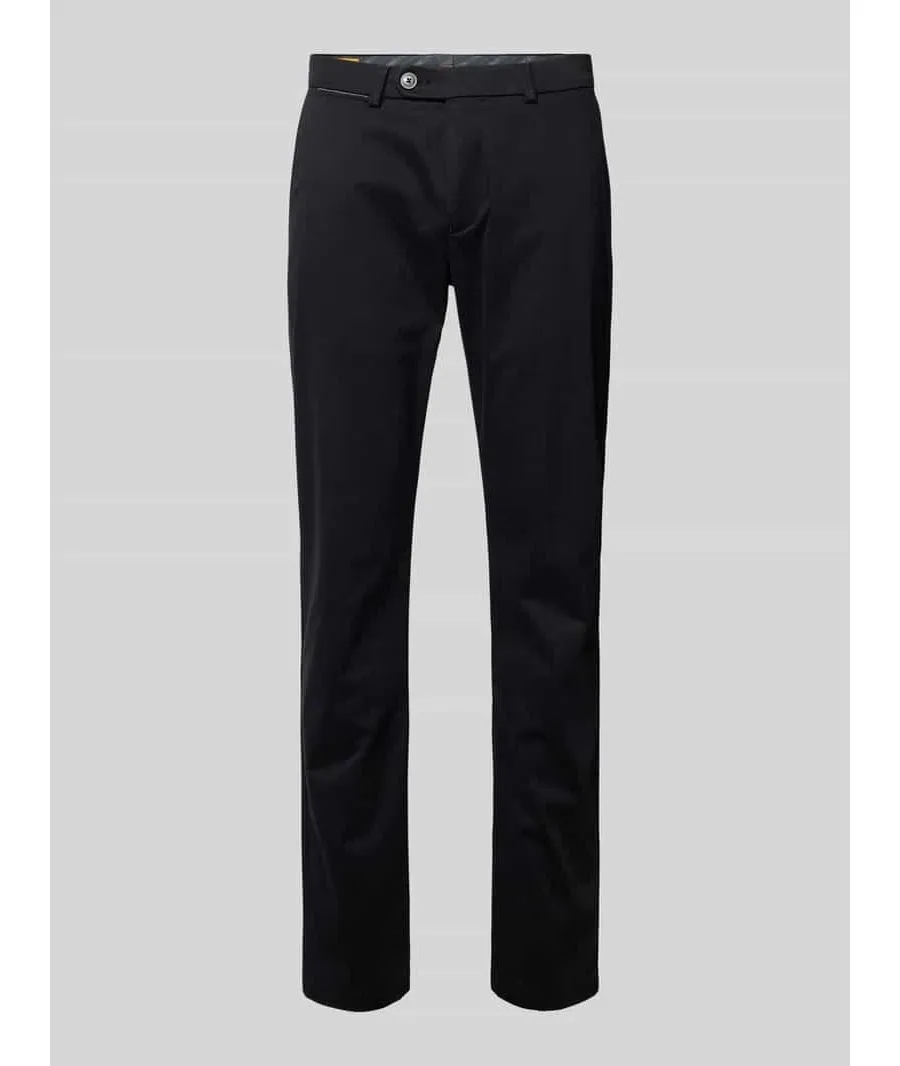 obrazek 1 Bugatti Spodnie materiałowe 4220 16224 Czarny Slim Fit