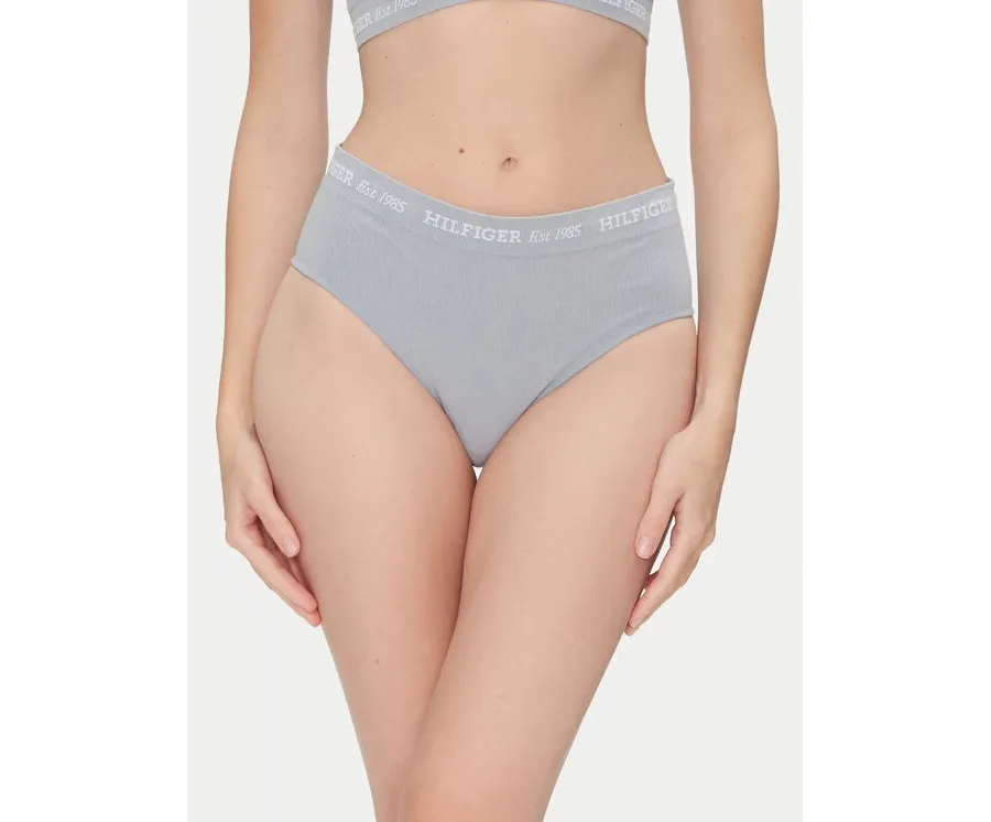 obrazek 1 Tommy Hilfiger Figi klasyczne z wysokim stanem UW0UW05724 Niebieski