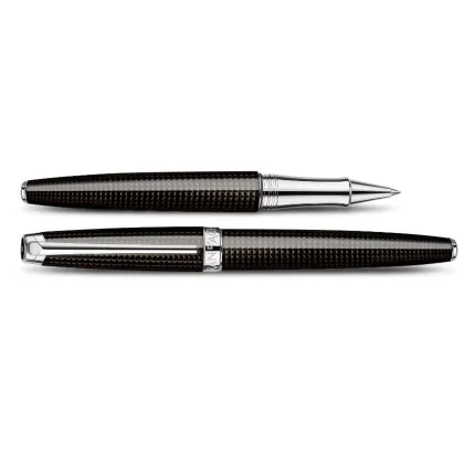 Picture A unique silver/rhodium-plated Leman De Nuit ballpoint pen