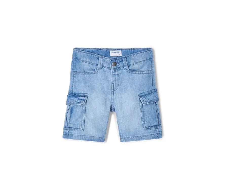 obrazek 1 Mayoral Szorty jeansowe 3229 Niebieski Regular Fit