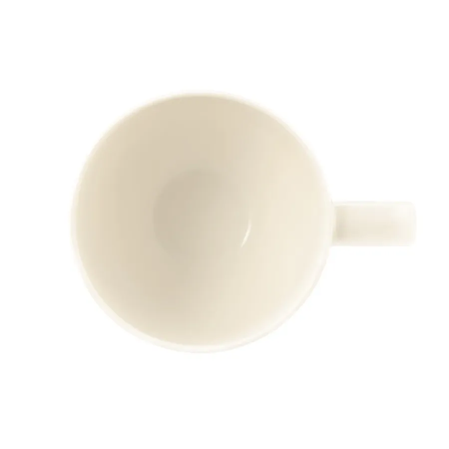 obrazek 2 Stylowa duża porcelanowa filiżanka do kawy w kolorze kremowym - Seltmann Weiden