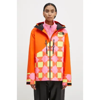 Zdjęcie The North Face kurtka TNF x Yinka Ilori kolor pomarańczowy przejściowa NF0A89U97EI1