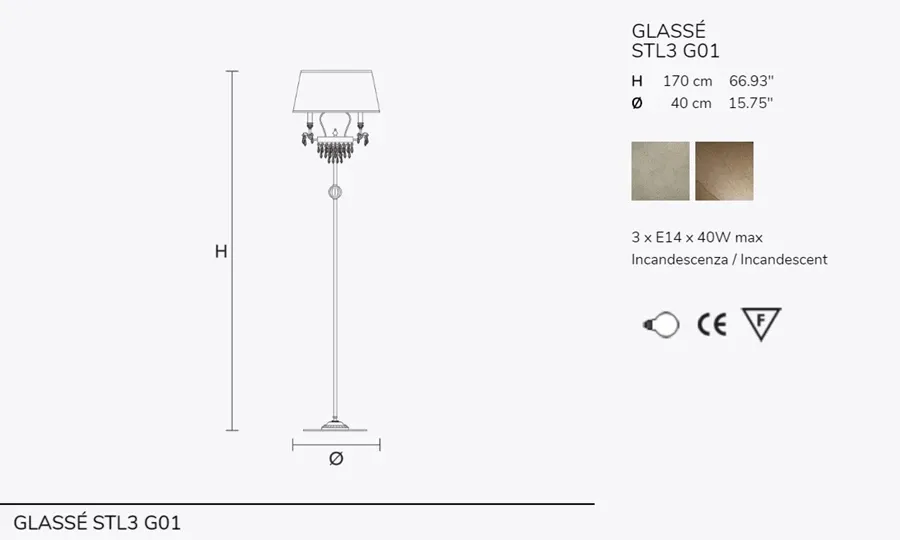 obrazek 5 Stojąca lampa do ekskluzywnego salonu - Luxury Products