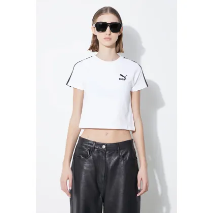 Zdjęcie Puma t-shirt Iconic T7 damski kolor biały 625598