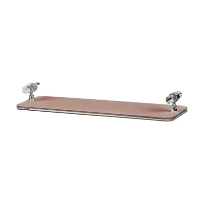 Zdjęcie Unikalna taca łazienkowa Linfinito 33x10xH5 cm w stylowym kolorze pudrowego różu