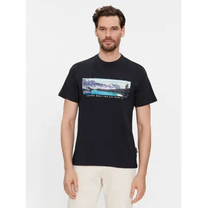 Zdjęcie Napapijri T-Shirt S-Canada NP0A4HQM Czarny Regular Fit