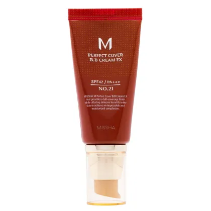 Zdjęcie Missha M Perfect Cover Krem BB SPF 42 PA+++ Light Beige No 21 Light Beige 50 ml