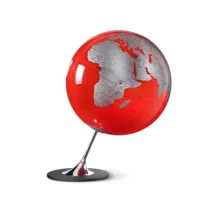 Picture Atmosphere 25 cm Anglo Red Globe