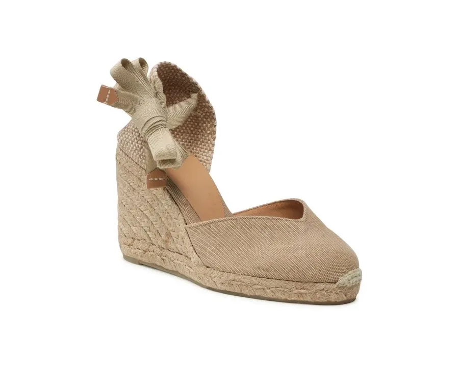 obrazek 1 Castañer Espadryle Chiara/8/002 021669-2017 Beżowy