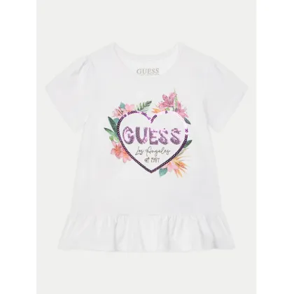 Zdjęcie Guess T-Shirt K5GI10 K6YW4 Biały Regular Fit