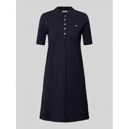 Zdjęcie Sukienka polo o długości do kolan z wyhaftowanym logo