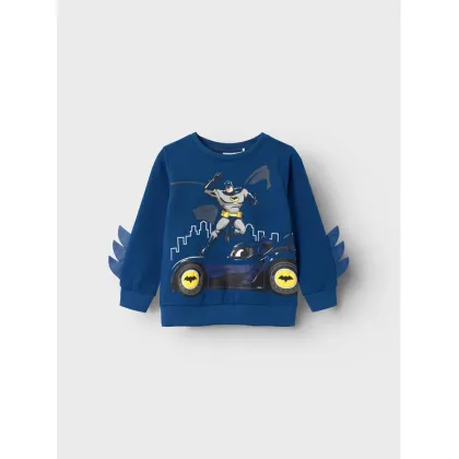 Zdjęcie NAME IT Bluza BATMAN Jacobo 13225934 Niebieski Regular Fit
