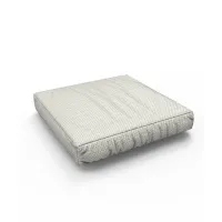 Picture Square pillow 55×55 cm with a removable cover made of waterproof material in an intense pearl color