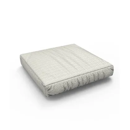 Picture Square pillow 55×55 cm with a removable cover made of waterproof material in an intense pearl color