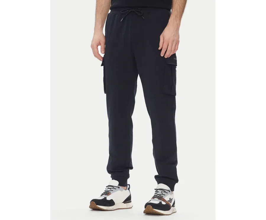 obrazek 1 Aeronautica Militare Spodnie dresowe 251PF860F459 Granatowy Regular Fit