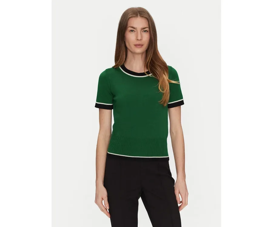 obrazek 1 Luisa Spagnoli Sweter Mansueti 58509 Zielony Regular Fit