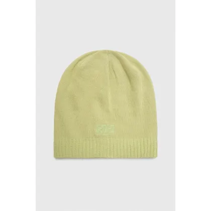 Zdjęcie Helly Hansen czapka kolor zielony z cienkiej dzianiny