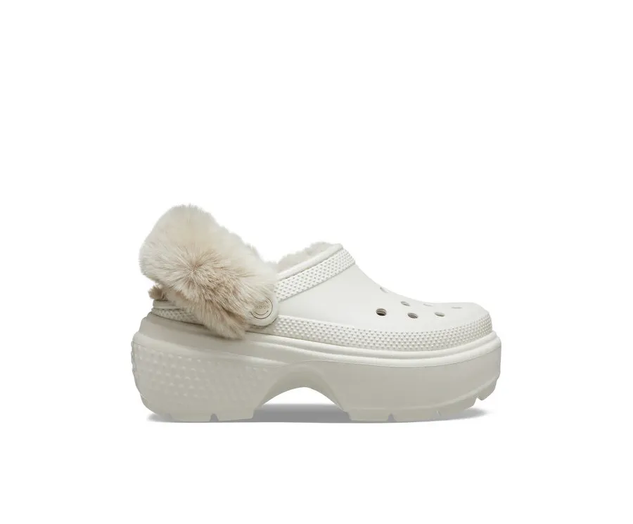 obrazek 1 Crocs Klapki Stomp Lined Clog 208547 Beżowy