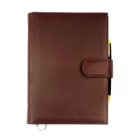 Zdjęcie Ekskluzywny dziennik skórzany z firmowym symbolem