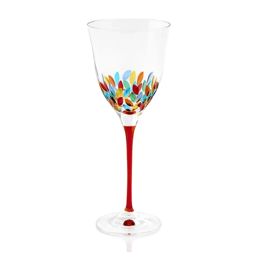 obrazek 1 Ręcznie malowany komplet 6 kieliszków do degustacji wina (330 ml)