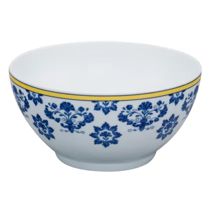 Zdjęcie Stylowa porcelanowa okrągła miska Castelo Branco z motywem inspirowanym haftem - Vista Alegre