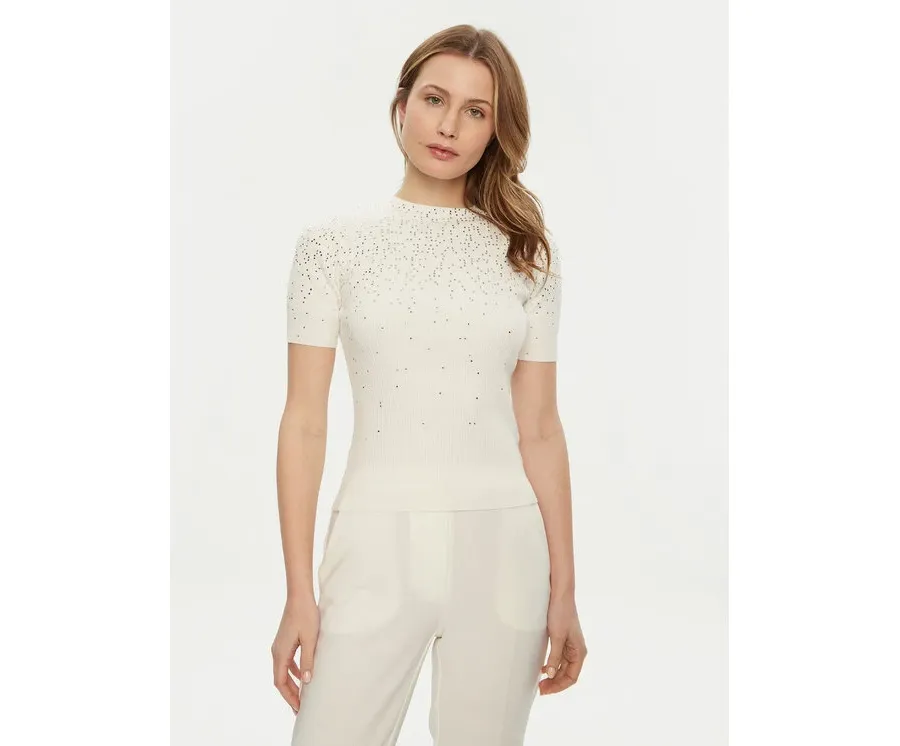 obrazek 1 Marciano Guess Sweter 5RGR14 5821Z Écru Slim Fit