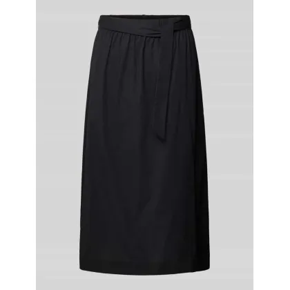 Zdjęcie Spódnica midi z wiązanym paskiem