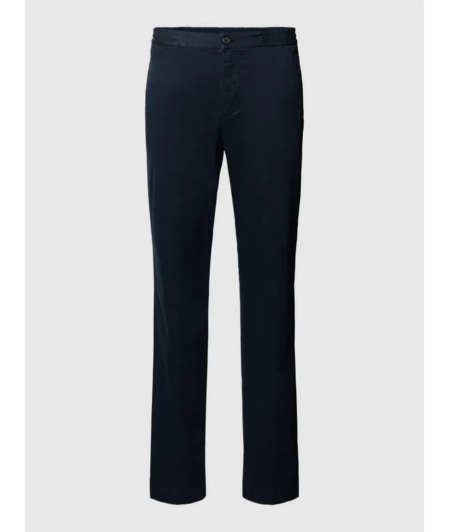 obrazek 1 Chinosy o kroju slim fit z lamowanymi kieszeniami model 'CHELSEA'