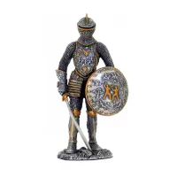 Picture A unique knight figurine as a desk decoration