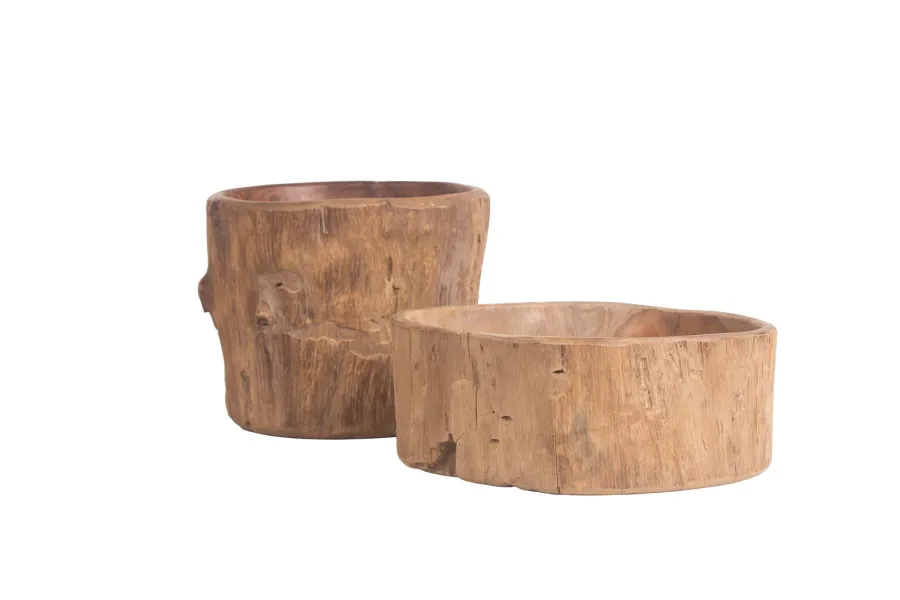 obrazek 2 Stołowy mały element dekoracyjny z drewna tekowego Decor