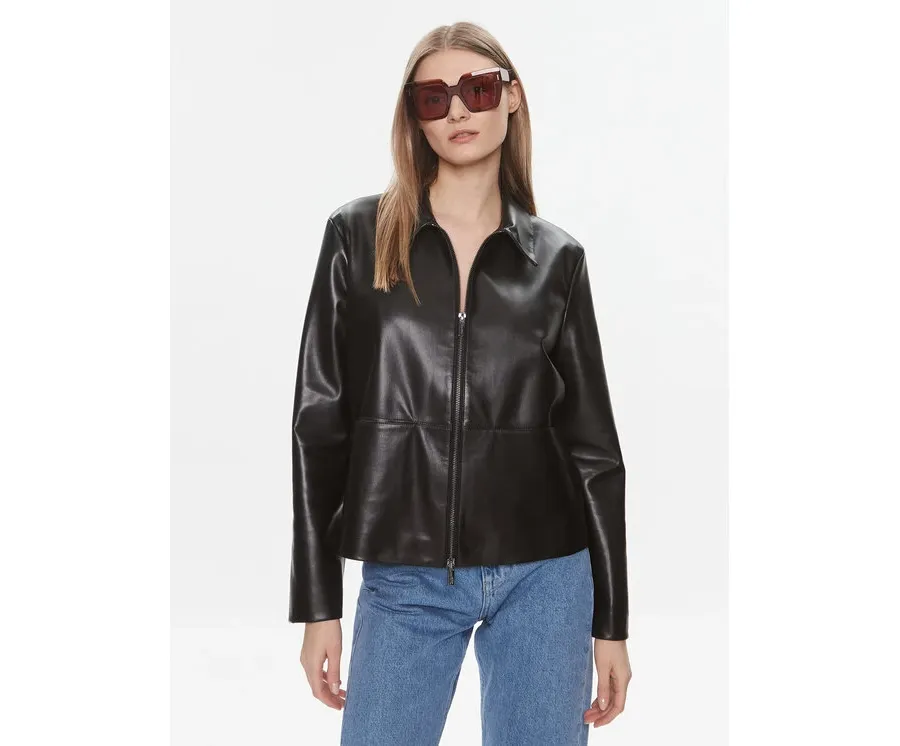 obrazek 1 Calvin Klein Kurtka z imitacji skóry K20K206311 Czarny Relaxed Fit