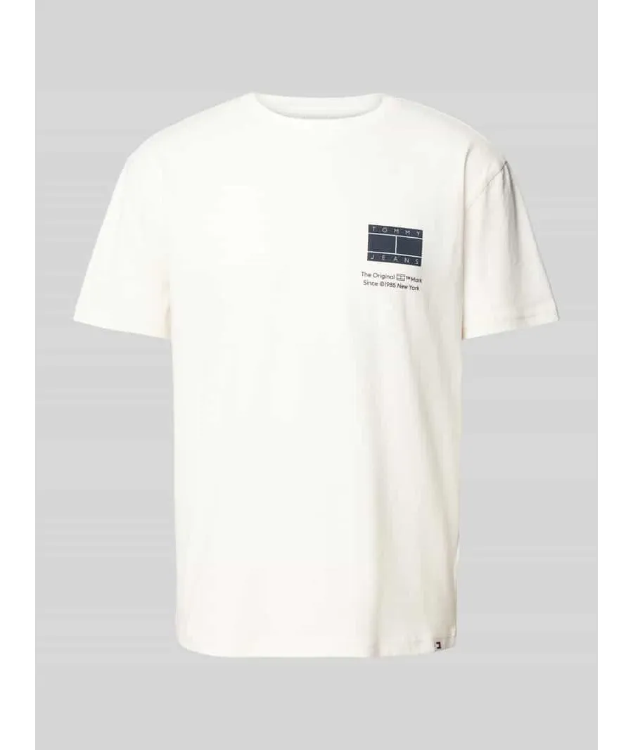 obrazek 1 T-shirt o kroju Regular Fit z nadrukiem z logo