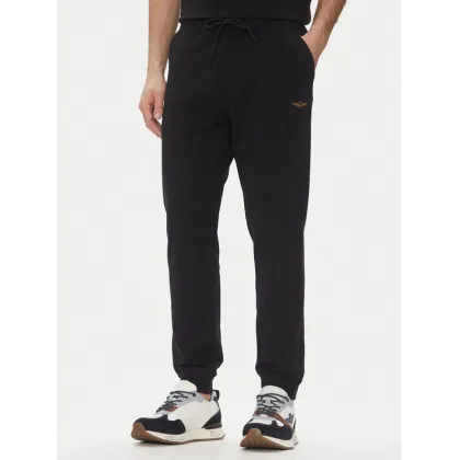 Zdjęcie Aeronautica Militare Spodnie dresowe 251PF872F459 Czarny Regular Fit