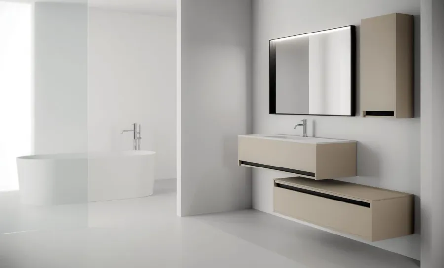 obrazek 3 Minimalistyczny zestaw mebli do łazienki