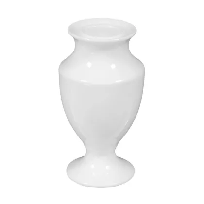Zdjęcie Stylowy biały porcelanowy świecznik z Niemiec – Tettau
