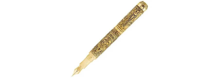 obrazek 2 Bronze Fountain Pen Mayan Calendar Montegrappa