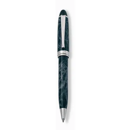 Picture Gray lacquered ballpoint pen - Aurora