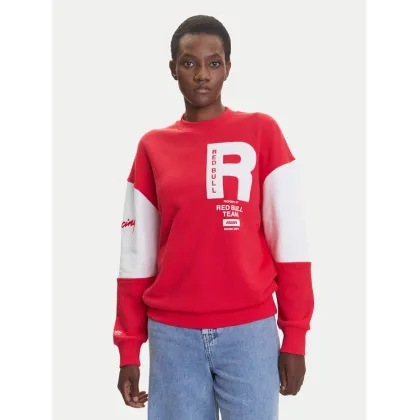 Zdjęcie Pepe Jeans Bluza Red Bull Racing Panel Team RL580010 Czerwony Relaxed Fit