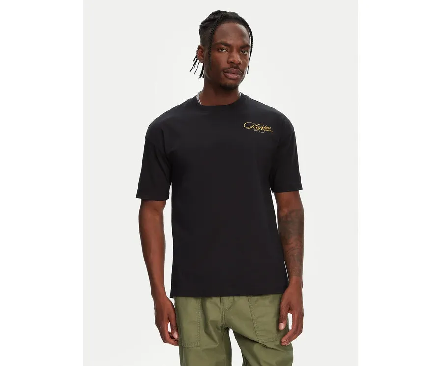 obrazek 1 Kappa T-Shirt Norda 361Q6XW Czarny Regular Fit