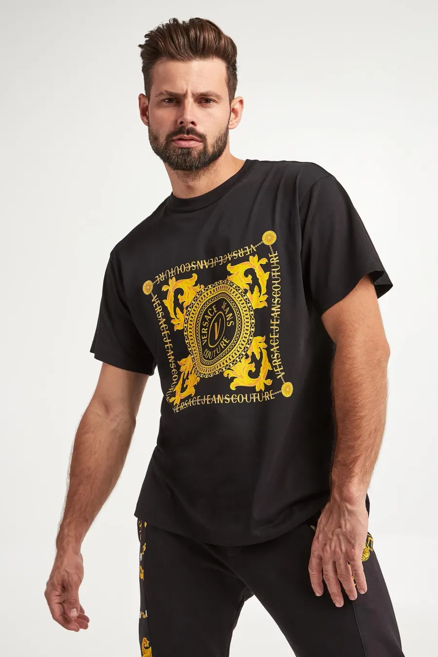 obrazek 1 T-shirt męski VERSACE JEANS COUTURE Versace Jeans Couture