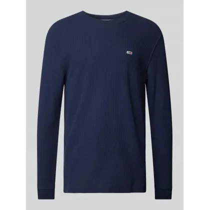 Zdjęcie Bluzka z długim rękawem o kroju regular fit z wyhaftowanym logo