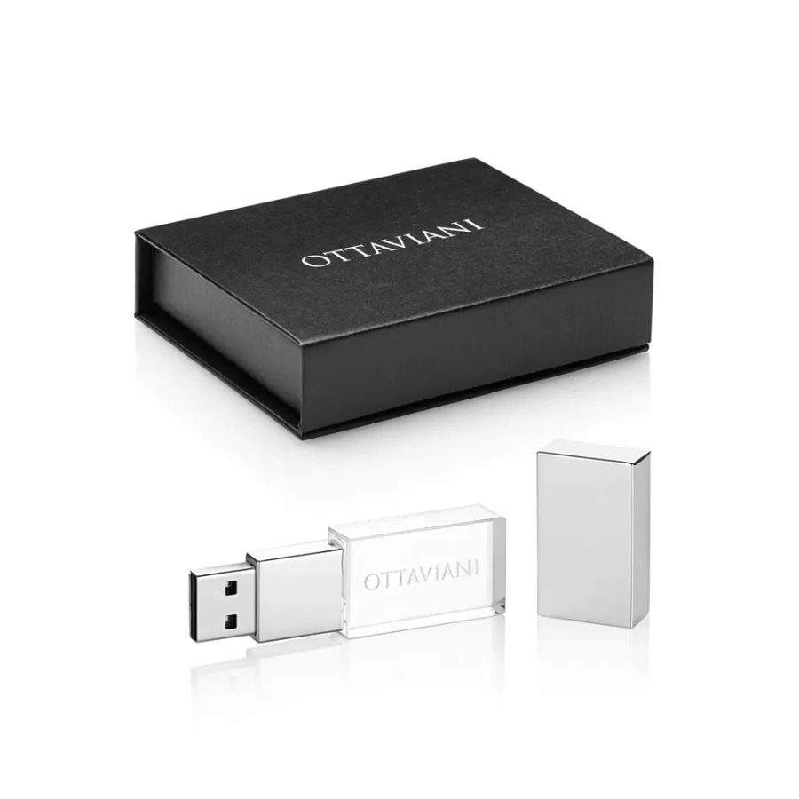 obrazek 1 Stylowy srebrny pendrive 8GB