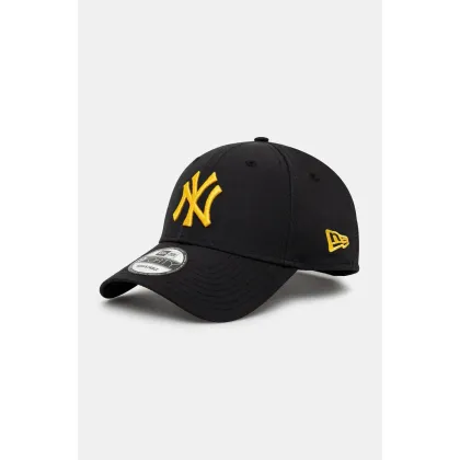 Zdjęcie New Era czapka z daszkiem kolor czarny gładka 60595187