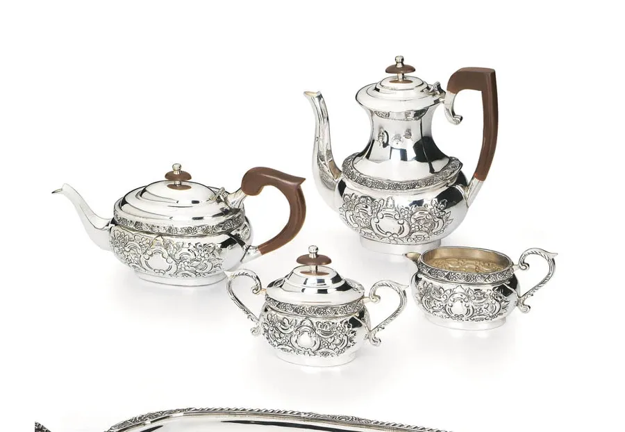 picture 3 Beautiful, silver coffee set
